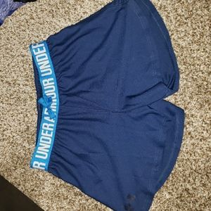 Navy UA shorts